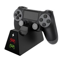 Dock dual caricamento con indicatore luminoso per controller di gioco PS4 / Slim / Pro