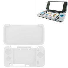 Custodia protettiva in silicone ospite per nuovo 2DSLL (bianco)