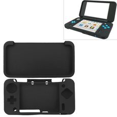 Custodia protettiva in silicone ospite per nuovo 2DSLL (nero)