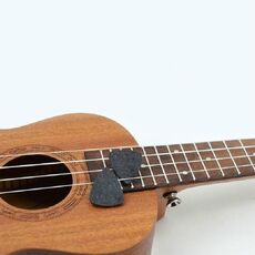 10 plettri in feltro di lana per chitarra ukulele (neri)