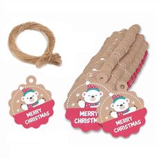 5 pacchi Set di carte da regalo per tag di carta Kraft Christmas (L-28)