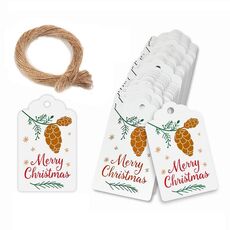5 pacchi Set di carte da regalo per tag di carta Kraft Christmas (L-30)