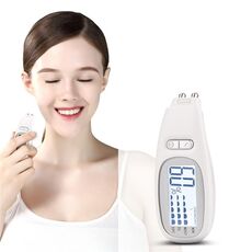 Tester di umidità del viso analizzatore digitale dell'analizzatore per la pelle Digital (Bianco)