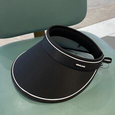 MENGLANDI Cappello a cilindro vuoto, parasole anti-ultravioletto, estivo, misura: regolabile (D-200 nero)