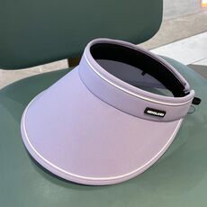 MENGLANDI Cappello a cilindro vuoto, parasole anti-ultravioletto, estivo, misura: regolabile (D-200 viola)