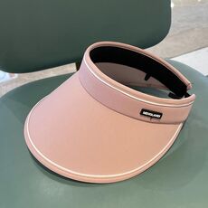 MENGLANDI Cappello a cilindro vuoto, parasole anti-ultravioletto, estivo, misura: regolabile (D-200 rosa)