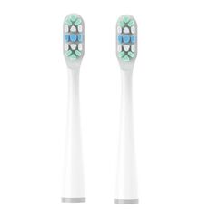 2 PCS Testina per spazzolino elettrico Tufting senza acor per Usmile (bianco)