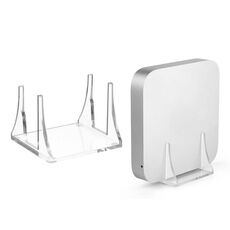 Staffa di archiviazione desktop trasparente in acrilico per Mac Mini 2010-2020