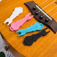 50 PCS Avviamento per corde per chitarra acustica Strumento per cambio chitarra con cono a corda solida (rosa)