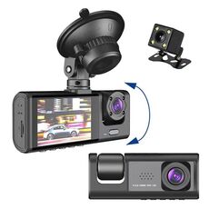 Registratore di guida per auto con visione notturna HD a 3 obiettivi A1