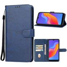Custodia per telefono in pelle per Honor 8A 2020 (blu)