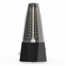 Pianoforte Chitarra Tamburo Violino Cetra Metronomo meccanico universale, versione classica (nero)