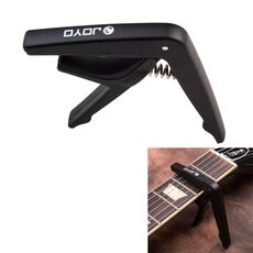 JOYO JCP-01 Capo per chitarra Capo per ukulele leggero in acciaio in plastica (nero)