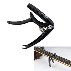 JOYO JCP-03 Capo per chitarra in lega di zinco Capo universale per chitarra acustica Ukulele (nero)