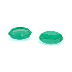 2 PCS Diamond Texture Games Grip Caps per PS5 (verde)