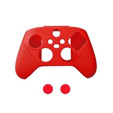 DOBE TYX-0626 Cover protettiva per impugnatura in silicone antiscivolo per Xbox Series X (rosso)