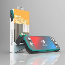 Per Switch Lite Protective Shell Shell Game Scheda Scatola protettiva Staffa della manica (Nero e Verde)