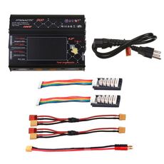 HTRC HT206AC / DC DUO 400W Ampio schermo a colori con caricatore a bilanciamento intelligente bidirezionale, presa USA