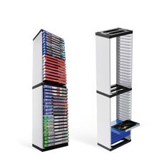 Dobe Console Game Rack di storage CD può ospitare 36 scaffali a disco a doppio strato per PS5