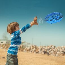 Mini sensor UFO Telecomando Drone Smart Gesture Sensor UFO Telecomando Aeromobile UFO (blu)