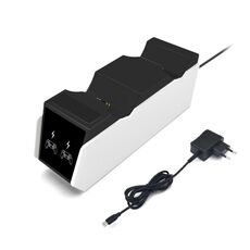 IPEGA SND-462 Maniglia Contatto Double Charger Game Maniglia Caricabatterie per PS5 (spina UE)