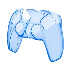 KJH PS5-002 Controller di gioco Shell Crystal Shell Controller Wireless Cover Shell Cover PC Trasparente Protettivo Hard Shell per PS5 (Blu trasparente)