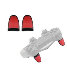 2 paia Pulsanti estesi Gamepad Pulsanti L2R2 adatti per PS4 (rosso)