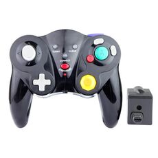 Gamepad wireless HY-5201 2.4HGZ per Nintendo NGC, Colore del prodotto: Nero
