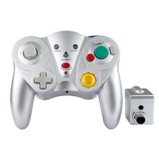 Gamepad wireless HY-5201 2.4HGZ per Nintendo NGC, Colore del prodotto: Argento