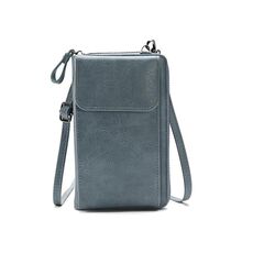 Borsa a tracolla con tracolla a tracolla da donna Borsa multifunzionale per cellulare (blu)
