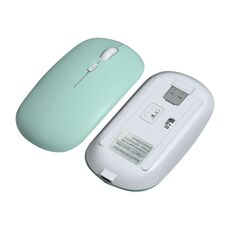 FOREV FVW312 1600 dpi Bluetooth 2.4G Wireless Dual Mode Mouse (verde menta)
