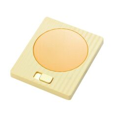 Sottobicchiere termostatico per tazza a temperatura costante USB per uso domestico, stile: con adattatore (giallo limone)