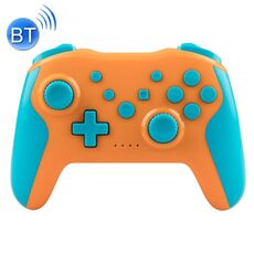 NS009 Vibrazione a 6 Axis Burst Bluetooth Bluetooth Gamepad per Switch Pro (Arancione Blu)