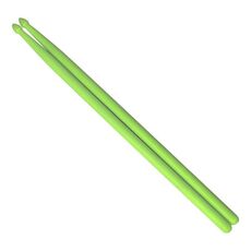 Bacchette per batteria da 2 pezzi Accessori per bacchette in nylon, colore: verde chiaro