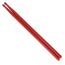 Bacchette per batteria da 2 pezzi Accessori per bacchette in nylon, colore: rosso