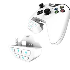 Adattatore per cuffie con scheda audio per gamepad per Xbox One Xbox Series / X / S (bianco)