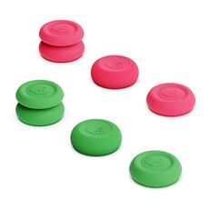 Controller di gioco Rocker Cap Anti-Skid innalzamento vestito per NS PRO / PS4 / PS5 (Rosa Verde)