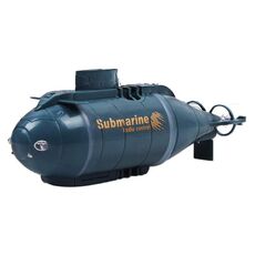 Bambini 2.4G Mini sottomarino elettrico a sei vie Modello Ragazzo che gioca in acqua Sottomarino nucleare della barca telecomandata (blu)