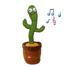 Bambola regalo di canto di cactus di danza elettrica per bambini con 120 canzoni inglesi