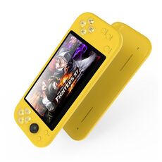 X20 Life Classic Games console di gioco portatile con schermo da 5,1 pollici e memoria da 8 GB, supporto HDMI uscita (giallo)