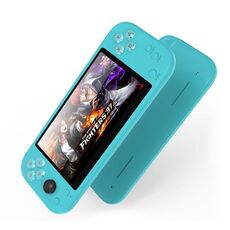 X20 Life Classic Games console di gioco portatile con schermo da 5,1 pollici e memoria da 8 GB, supporto HDMI uscita (blu verde)