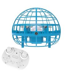Giocattolo dell'aeromobile a induzione della palla sospesa di acrobazia remota per i bambini (blu)