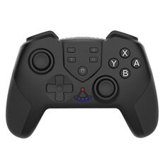 T23 Maniglia per il gioco Bluetooth wireless con vibrazione e sveglia MACRO PROGRAMMAZIONE Maniglia per la funzione per Nintendo Switch Pro (nero)
