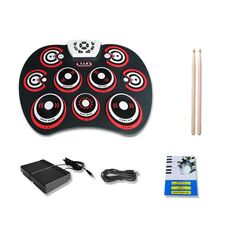 Silicone Pieghevole portatile Board DTX DTX Game Strike Board (G800 rosso)