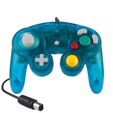Controller di gioco del regolatore a vibrazione a punto singolo 5 PCS per Nintendo NGC (inchiostro verde)
