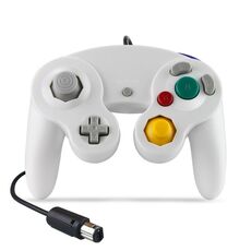 2 pz Controller a vibrazione singolo regolatore a vibrazione per Nintendo NGC / Wii, Colore del prodotto: Bianco