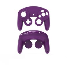 2 PCS Game Punto singolo Maniglia Shell Shell Sostituzione Shell Handle Parti di riparazione per Nintendo NGC (viola)