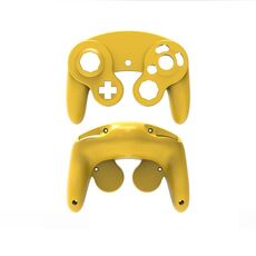 2 Pz Game Punto singolo Maniglia Shell Sostituzione Sostituzione Maniglia Ricarica Parti di riparazione per Nintendo NGC (Giallo)