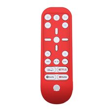 2 PCS Coperchio di protezione del silicone del telecomando è adatto per PS5 Media Remote (Red)