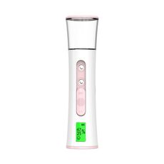 Nebulizzatore portatile Nano strumento di bellezza Mini umidificatore idratante (bianco rosa)